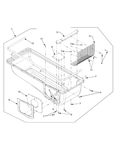 Cover Assembly Diagram and Parts List for 283 190100 Cub Cadet Lawn Tractor